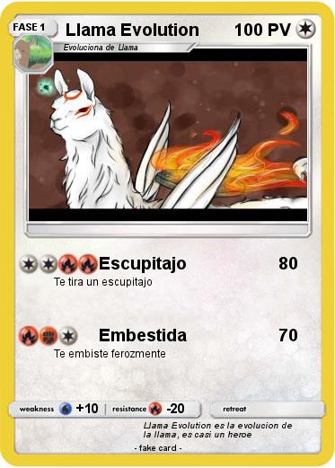 Pokemon Llama Evolution