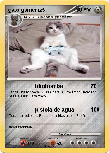 Pokemon gato gamer