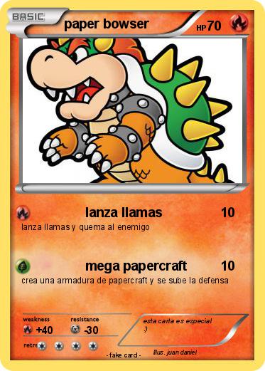 Pokemon paper bowser