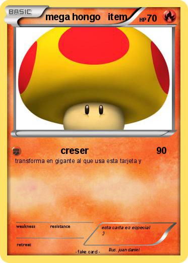 Pokemon mega hongo   item