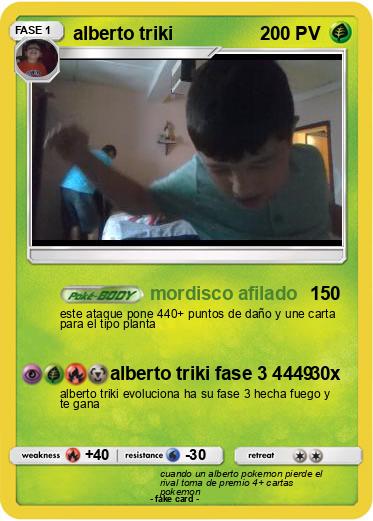 Pokemon alberto triki