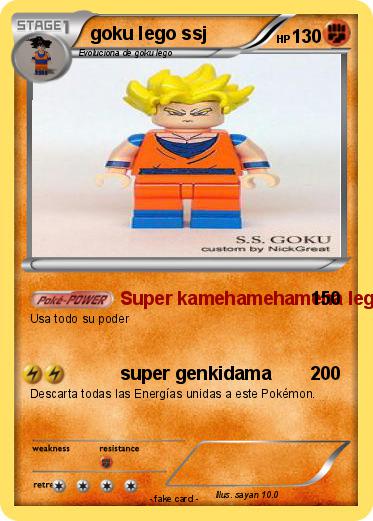 Pokemon goku lego ssj