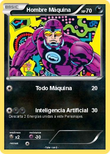 Pokemon Hombre Máquina