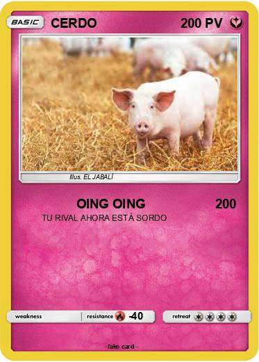 Pokemon CERDO