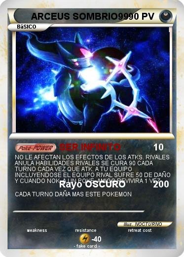 Pokemon ARCEUS SOMBRIO99