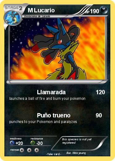 Pokemon M Lucario