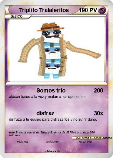 Pokemon Triplito Tralaleritos