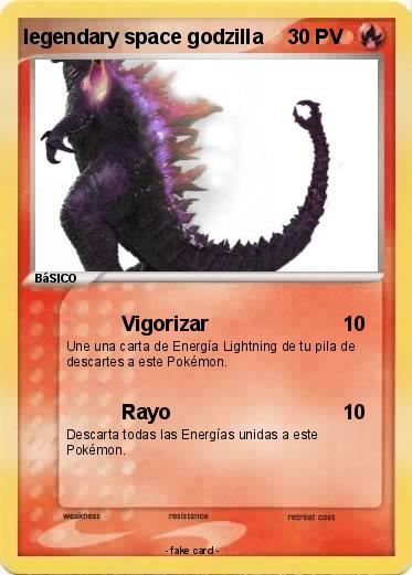 Pokemon legendary space godzilla