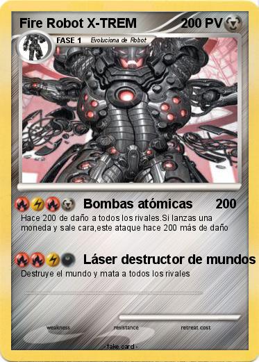 Pokemon Fire Robot X-TREM