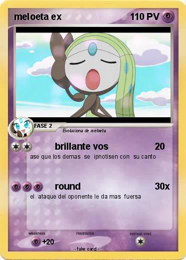 Pokemon meloeta ex