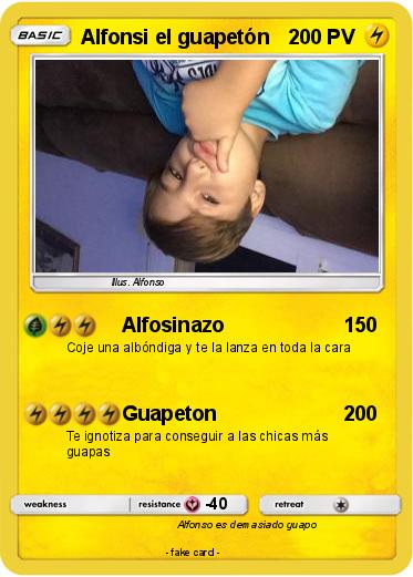 Pokemon Alfonsi el guapetón