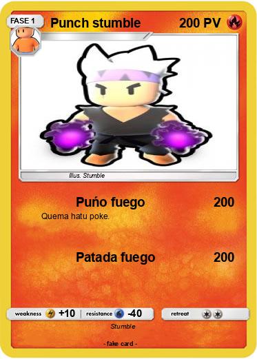 Pokemon Punch stumble