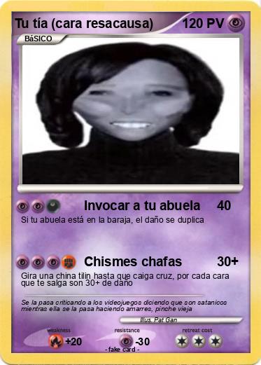 Pokemon Tu tía (cara resacausa)