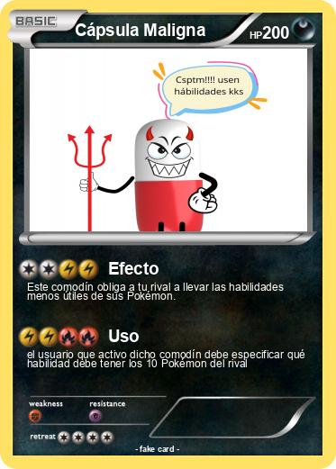 Pokemon Cápsula Maligna