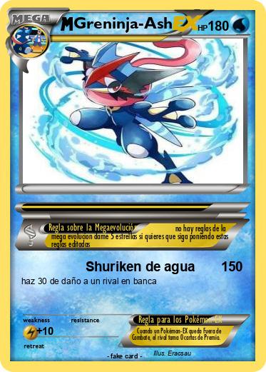 Pokemon Greninja-Ash