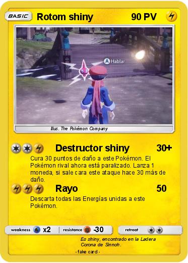 Pokemon Rotom shiny