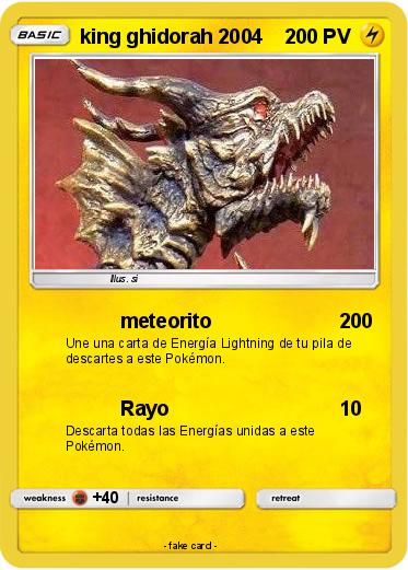 Pokemon king ghidorah 2004