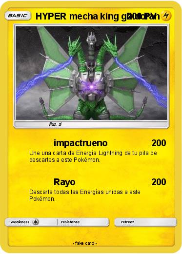 Pokemon HYPER mecha king ghidorah