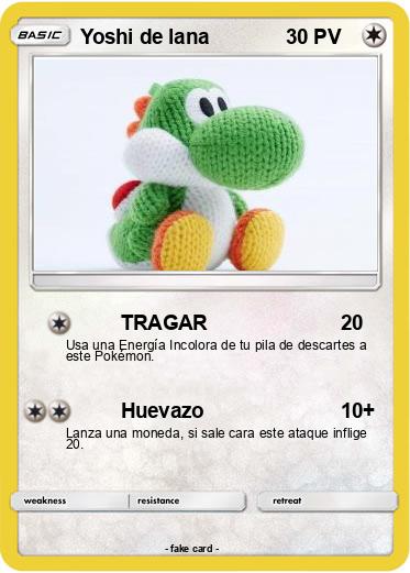 Pokemon Yoshi de lana