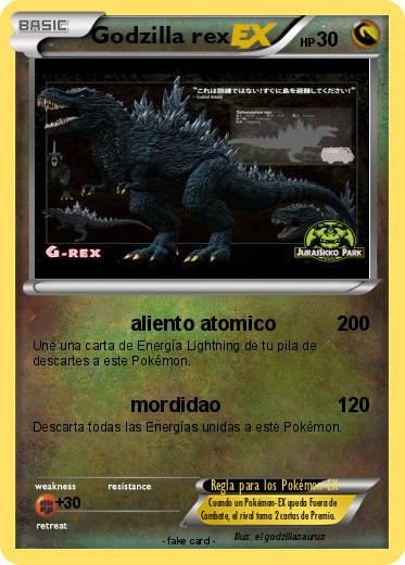 Pokemon Godzilla rex