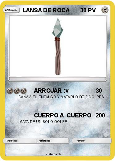 Pokemon LANSA DE ROCA