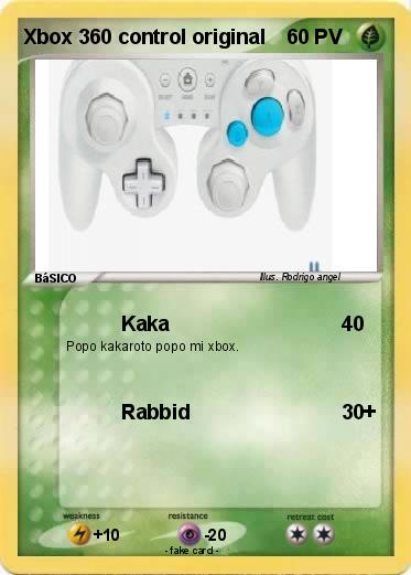 Pokemon Xbox 360 control original