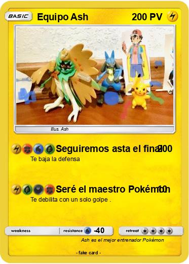 Pokemon Equipo Ash