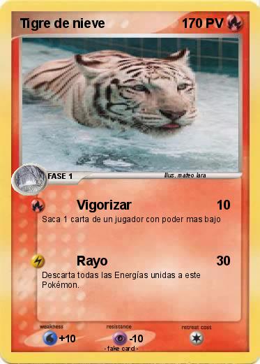 Pokemon Tigre de nieve
