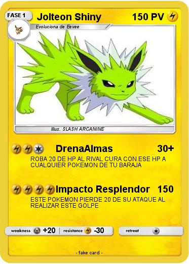 Pokemon Jolteon Shiny