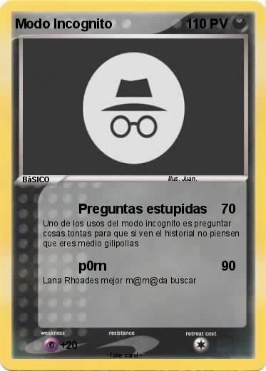 Pokemon Modo Incognito