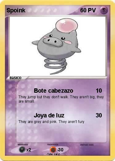 Pokemon Spoink