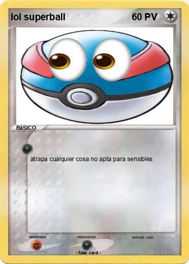 Pokemon lol superball