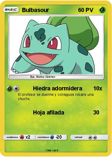 Pokemon Bulbasour