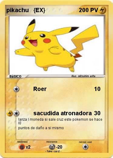 Pokemon pikachu   {EX}