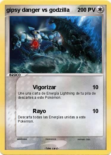 Pokemon gipsy danger vs godzilla