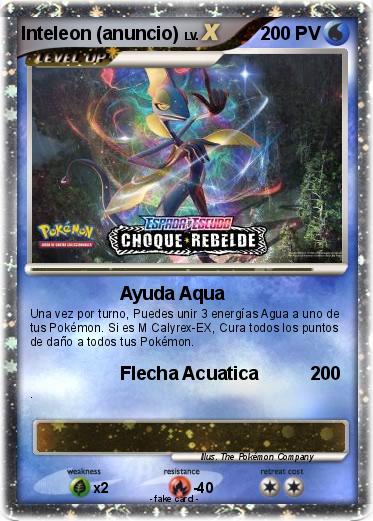 Pokemon Inteleon (anuncio)