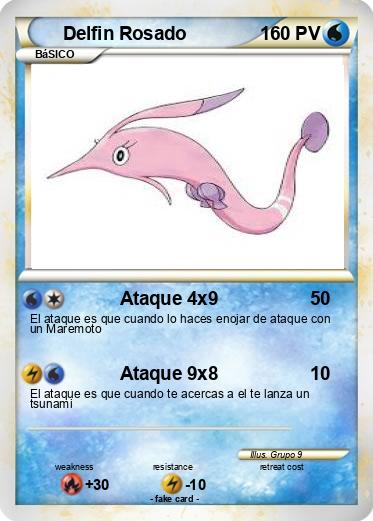 Pokemon Delfin Rosado