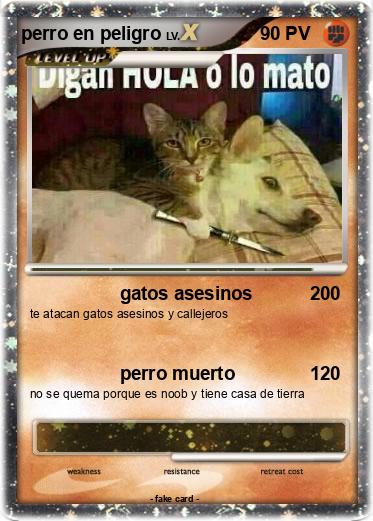 Pokemon perro en peligro