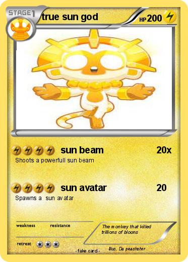 Pokemon true sun god