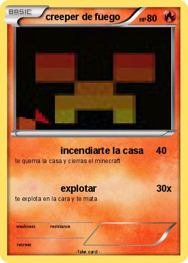 Pokemon creeper de fuego