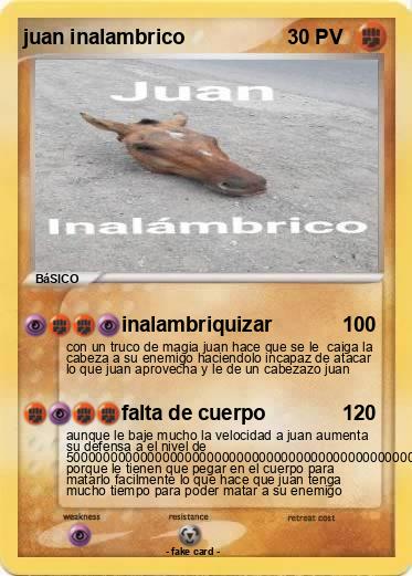 Pokemon juan inalambrico