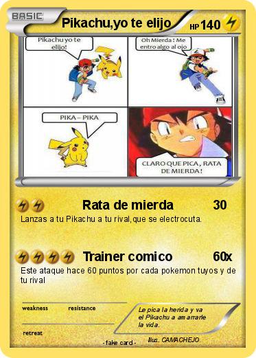 Pokemon Pikachu,yo te elijo