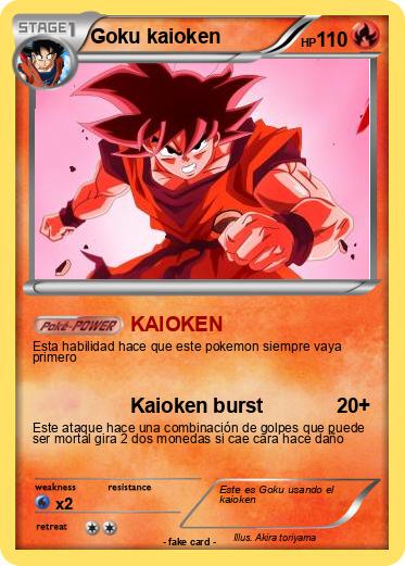 Pokemon Goku kaioken