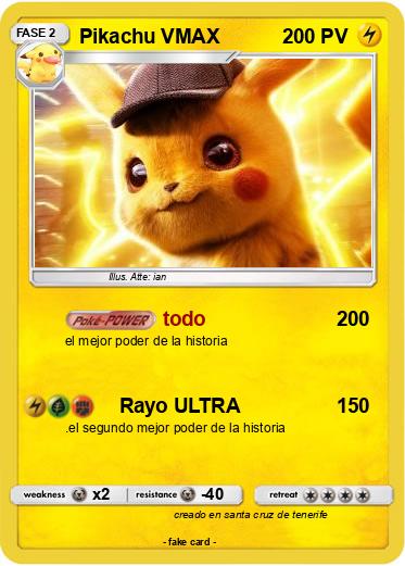 Pokemon Pikachu VMAX