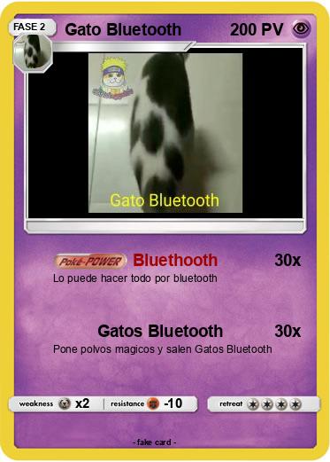Pokemon Gato Bluetooth