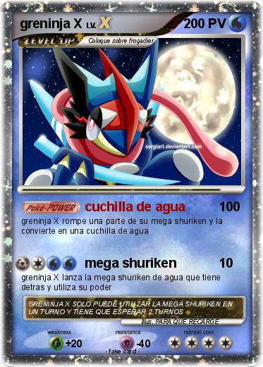 Pokemon greninja X