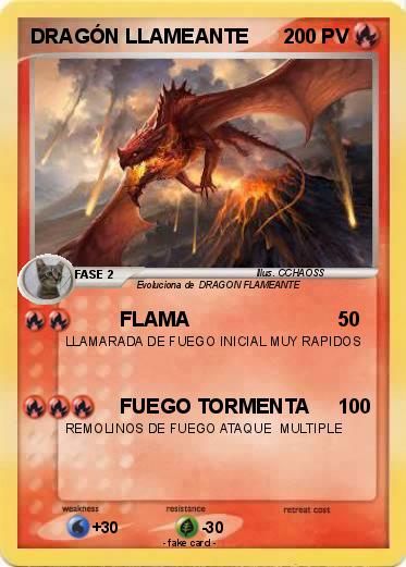 Pokemon DRAGÓN LLAMEANTE
