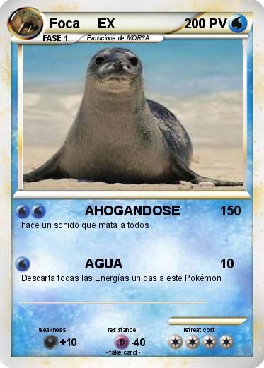 Pokemon Foca     EX
