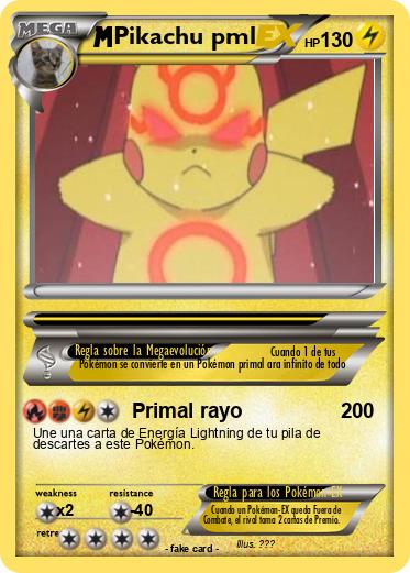 Pokemon Pikachu pml