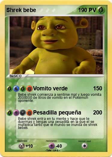 Pokemon Shrek bebe